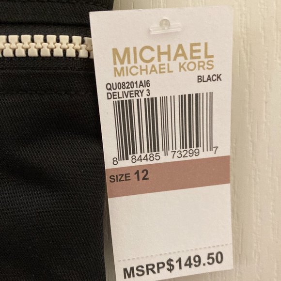 Michael Kors Black Sleeveless Dress/Zip Pockets/12/MSRP $149.50!/ON SALE $45! - Picture 3 of 3